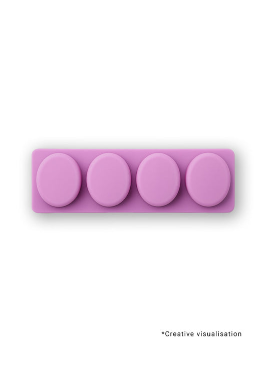 Oval-4 Silicone Soap Making Mould
