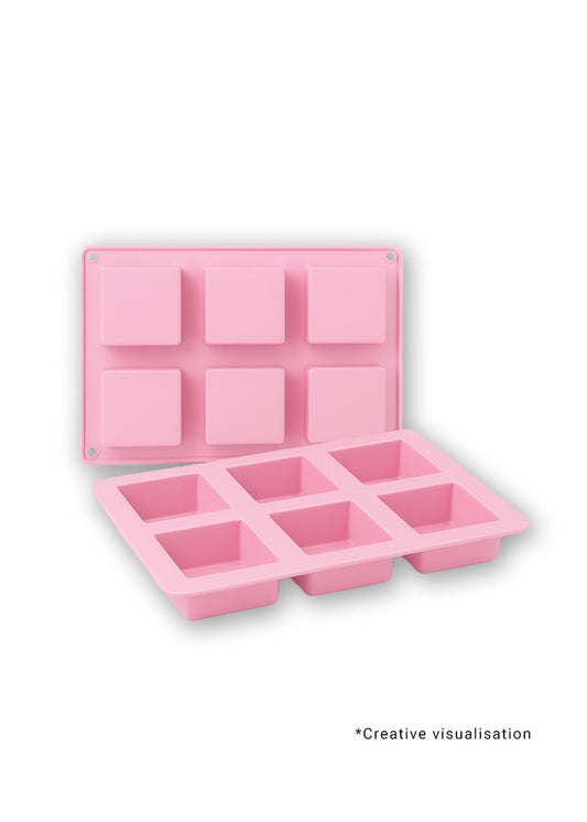 Square-6 Silicone Soap Making Mould