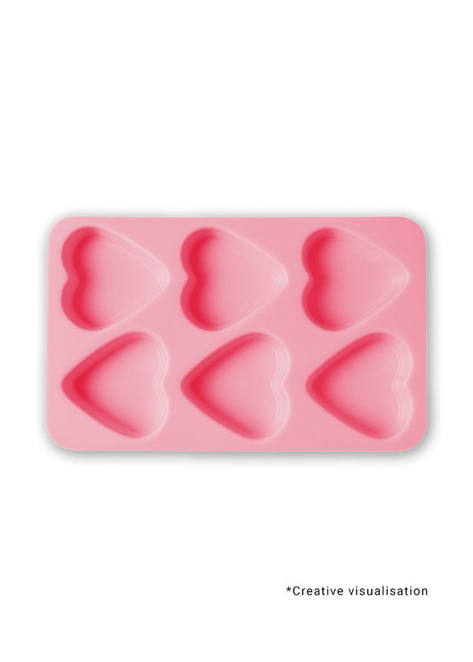 Heart-6 Silicone Soap Making Mould