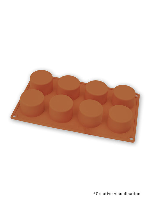 Round-8 Silicone Soap Making Mould