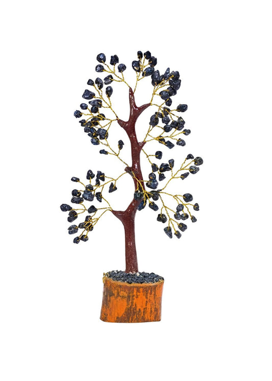 Selenite & Black Tourmaline Energy Tree